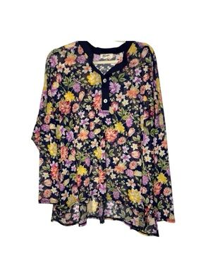 Blumin Floral Sheer Blouse